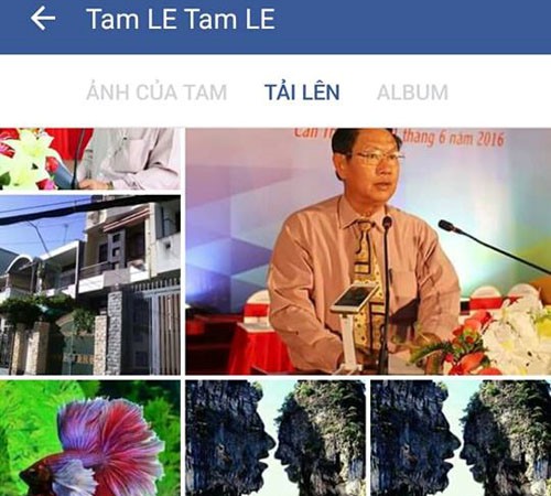 Ông Lê Văn Tâm - Phó Chủ tịch UBND TP Cần Thơ bị lập facebook mạo danh Phó Chủ tịch UBND TP. Cần thơ bị mạo danh.