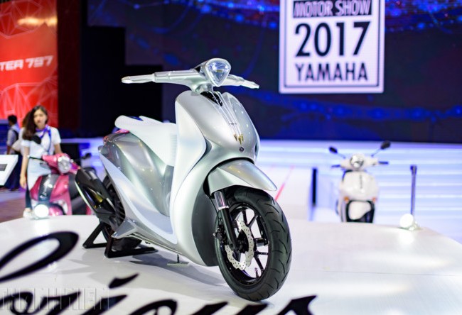 Ngắm ‘dung nhan’ siêu phẩm Yamaha Glorious concept tại Việt Nam Xe ý tưởng Glorious của Yamaha lần đầu tiên ra mắt thế giới