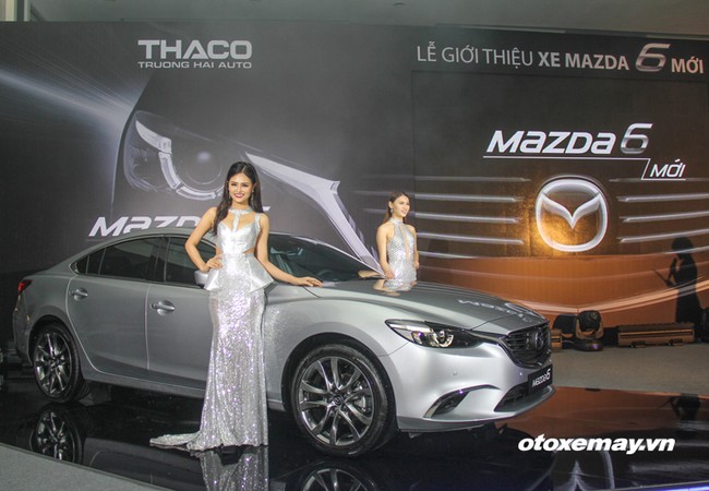 Tập đoàn Mazda Nhật Bản: Mazda3, Mazda6 tại Việt Nam không bị lỗi hệ thống tay phanh như thị trường Bắc Mỹ Buổi ra mắt Mazda6 của Thaco diễn ra trước đó.