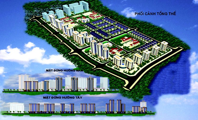 Hà Nội: Điều chỉnh tổng thể KĐT 28ha tại quận Hoàng Mai Khu đô thị mới Hoàng Văn Thụ sẽ có biệt thự, nhà ở liền kề, chung cư cao tầng.