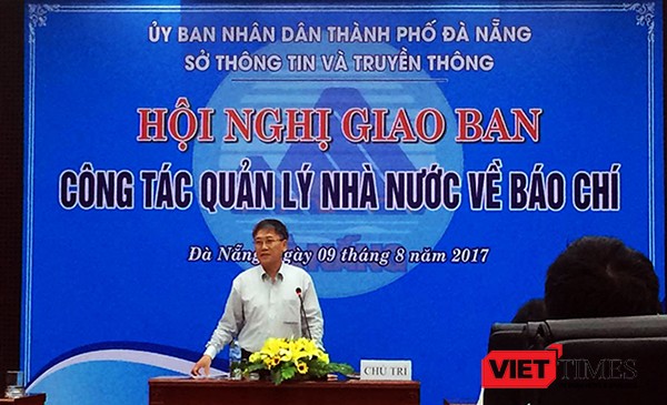 Đà Nẵng: Cảnh báo hoạt động như báo chí của trang thông tin tổng hợp Ông Nguyễn Quang Thanh, Giám đốc Sở TT-TT TP Đà Nẵng cảnh báo tình trạng hoạt động của các trang thông tin tổng hợp tại Hội nghị