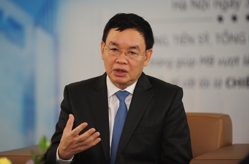 CEO Ngân hàng Quân đội: Không ngại cạnh tranh với các nhà băng lớn MB sẽ rút ngắn khoảng cách với các ngân hàng thương mại vốn Nhà nước trong 5 năm tới. Ảnh: Dũng Minh.