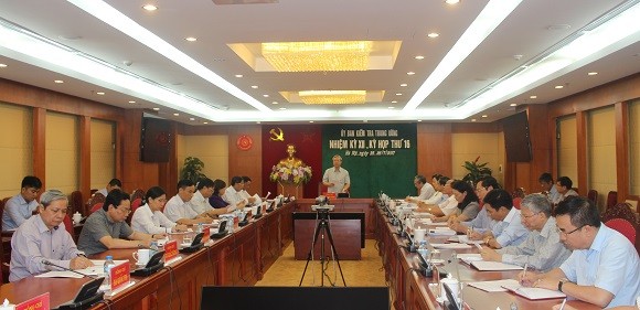 Nhiều lãnh đạo Tập đoàn Hóa chất vi phạm khuyết điểm rất nghiêm trọng Ủy ban Kiểm tra Trung ương họp kỳ họp 16 từ ngày 25 đến 27-7-2017