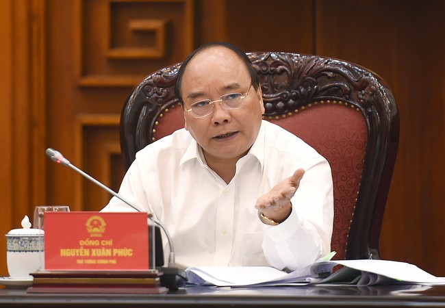 Thủ tướng thúc giải ngân vốn ODA Thủ tướng Nguyễn Xuân Phúc phát biểu tại cuộc họp. Ảnh: VGP/Quang Hiếu