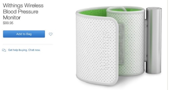 Apple loại bỏ sản phẩm của Nokia khỏi Apple Store để trả đũa Một sản phẩm của Withings từng được bán trên Apple Store.