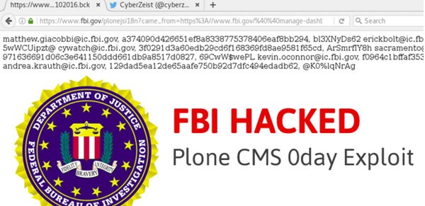 Hacker tuyên bố đột nhập website FBI, công khai nhiều dữ liệu cá nhân Hacker tuyên bố đã đột nhập vào website của FBI
