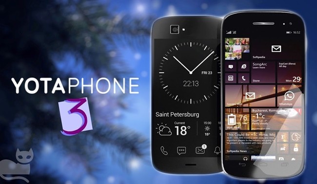 “iPhone 2 màn hình” vẫn đang được phát triển YotaPhone 3