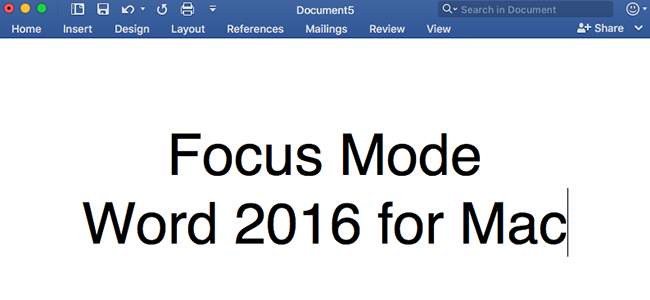 Hướng dẫn bật Focus Mode trên Word 2016 cho Mac để tập trung hơn Ảnh minh họa. Nguồn Internet