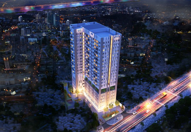 Căn hộ thông minh D-Vela và trải nghiệm hoàn toàn mới Phối cảnh tổng thể đêm của dự án D-Vela