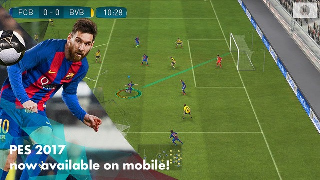PES 2017 chính thức ra mắt bản di động, cho đăng ký tải về miễn phí từ ngay hôm nay Tương tự như phiên bản trên Console và PC, FC Barcelona vẫn sẽ là hình ảnh quảng cáo của phiên bản di động.