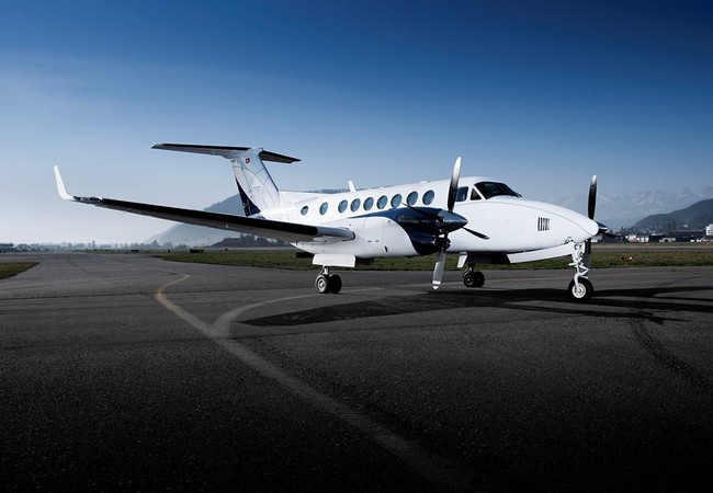 Vietstar Airlines mua máy bay cũ của bầu Đức Máy bay Beechcraft King Air350 của ông Đoàn Nguyên Đức