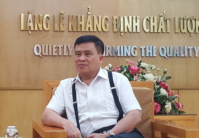 Kỷ lục xây cầu bê tông vĩnh cửu trong 50 ngày, chủ đầu tư nói gì? Ông Tạ Quyết Thắng - Chủ đầu tư xây dựng cây cầu Tam Bạc với thời gian kỷ lục 50 ngày.
