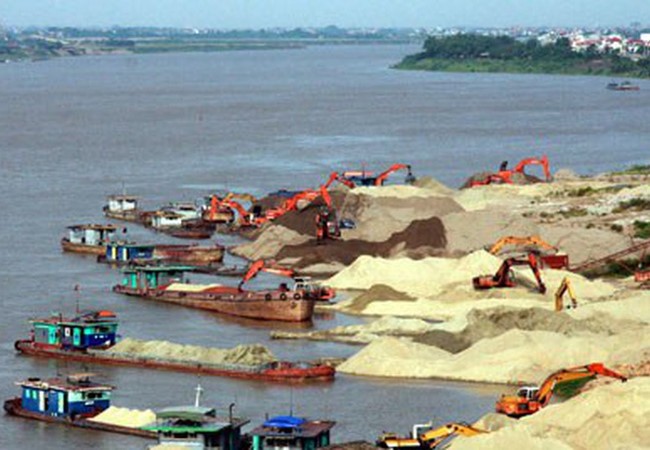 Kiểm soát khai thác, siết chặt giá cát sỏi khi vào công trình Ảnh minh họa. Nguồn Internet.