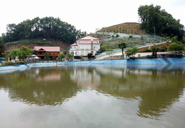 Xác minh 'khoản vay gần 20 tỷ' của Giám đốc Sở TN&MT Yên Bái Biệt thự của gia đình ông Phạm Sỹ Quý. Ảnh: Minh Đức