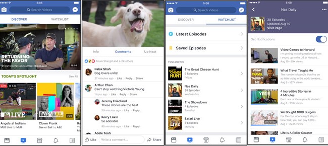 Facebook Watch: Ra đời để lật đổ YouTube Những cái nhìn đầu tiên về Watch do Facebook cung cấp.