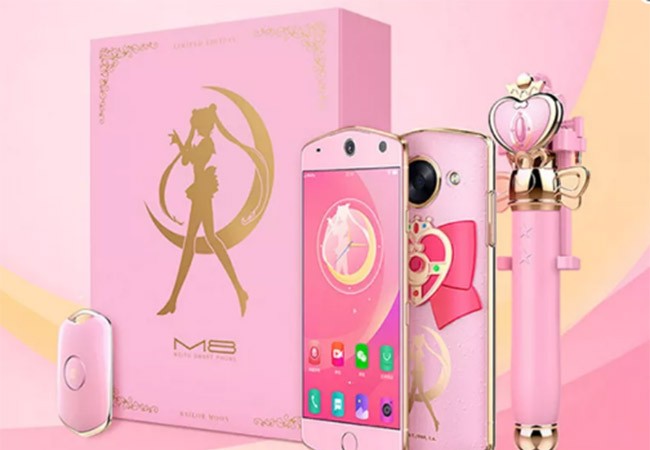 Meitu cho ra mắt điện thoại thuỷ thủ mặt trăng phiên bản giới hạn Meitu M8 phiên bản thủy thủ mặt trăng