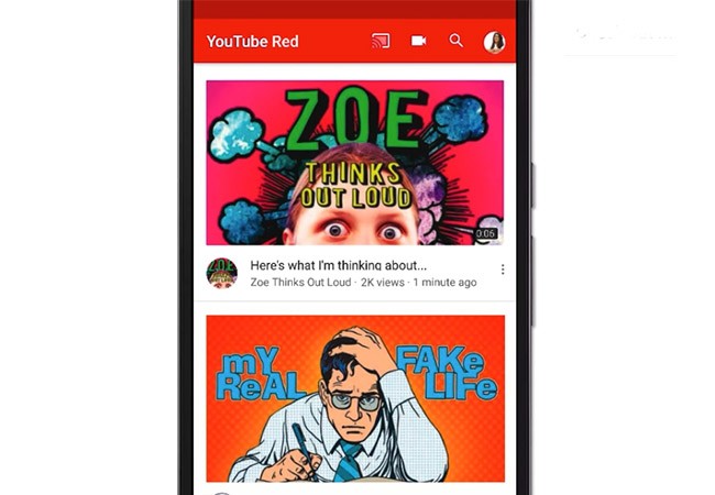 YouTube “mặc áo mới” trên Android Giao diện YouTube mới trên Android