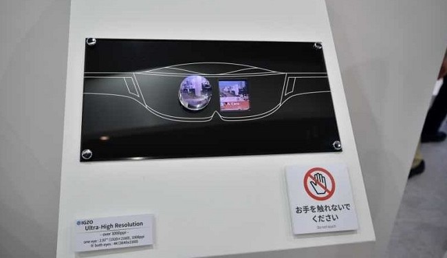Sharp trình diễn màn hình 1008ppi dành cho kính VR Sharp trình diễn màn hình 1008ppi dành cho kính VR