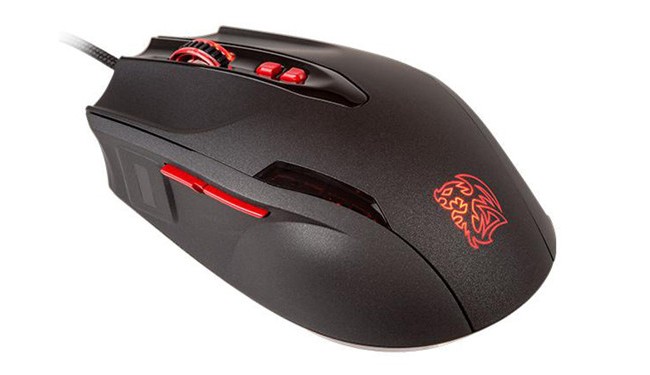Bảo mật bằng chuột tích hợp cảm biến vân tay Bảo mật vân tay sẽ là tính năng giúp Black FP bán chạy trên thị trường- (Ảnh: TT ESPORTS).