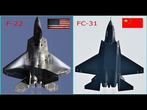 Video: Đọ tài J-31 (Trung Quốc) và F-22 Raptor (Mỹ) Video: Đọ tài J-31 (Trung Quốc) và F-22 Raptor (Mỹ)