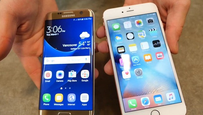Video: Galaxy S7 edge so độ bền với iPhone 6S Plus Video: Galaxy S7 edge so độ bền với iPhone 6S Plus