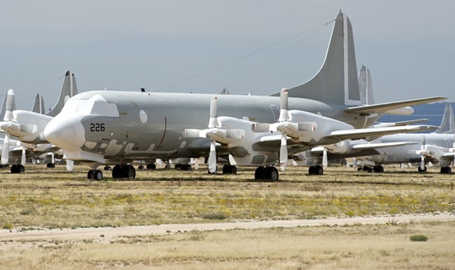 Video: Lockheed Martin phục hồi và tân trang máy bay P-3 Orion Các chiếc P-3 Orion được bảo quản ở nghĩa địa máy bay Davis-Monthan ở bang Arizona - Ảnh: CodeOne