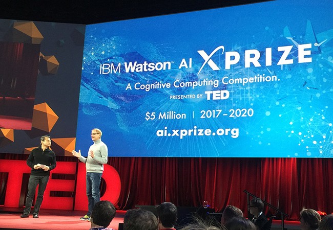 Các đại gia công nghệ liên thủ phát triển trí tuệ nhân tạo IBM công bố giải thưởng trí tuệ nhân tạo IBM Watson AI Xprize giai đoạn 2017-2020. Ảnh: IBM