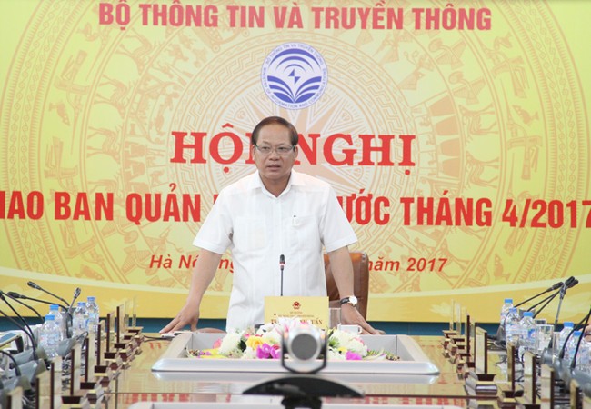 Bộ trưởng Trương Minh Tuấn: Không cấm phát biểu chính kiến trên Facebook Bộ trưởng Trương Minh Tuấn: "Chúng ta không cấm phát biểu chính kiến trên Facebook, mà đấu tranh để gỡ bỏ các nội dung xuyên tạc, xúc phạm danh dự, nhân phẩm của các tổ chức, cá nhân"
