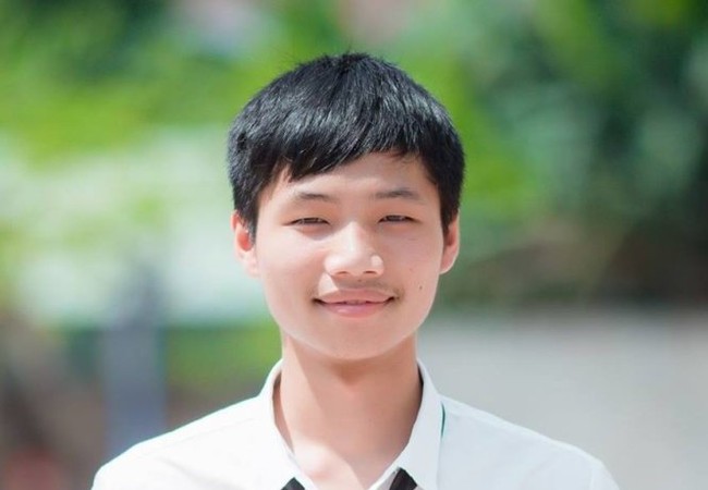 Chàng trai xứ Nghệ đạt 3 điểm 10 khối B Hồ Phi Khánh - Ảnh: Nhân vật cung cấp