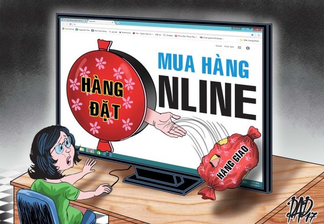 Báo động “sập bẫy” mua sắm online Mua hàng oline: coi chừng sập bẫy