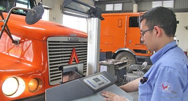 Hàng loạt trung tâm đăng kiểm vi phạm Quy trình kiểm tra xe container cần qua 5 khâu