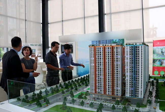 Nhiều ngân hàng không xác định được Khách hàng xem một dự án nhà ở xã hội tại TP.HCM. Với dự án này khách hàng có thể vay gói 30.000 tỉ đồng