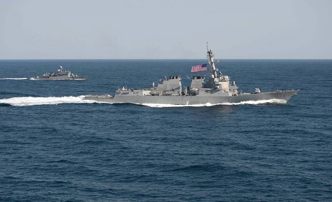 Mỹ điều thêm tàu tác chiến tới Thái Bình Dương Tàu chiến Mỹ USS Lassen. (Nguồn: US Navy)