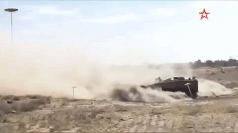 Video robot Uran-6 của Nga dọn mìn ở Syria Video robot Uran-6 của Nga dọn mìn ở Syria