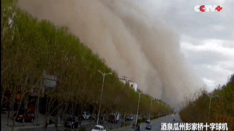 Video bão cát dữ dội đổ bộ thành phố Trung Quốc Video bão cát dữ dội đổ bộ thành phố Trung Quốc