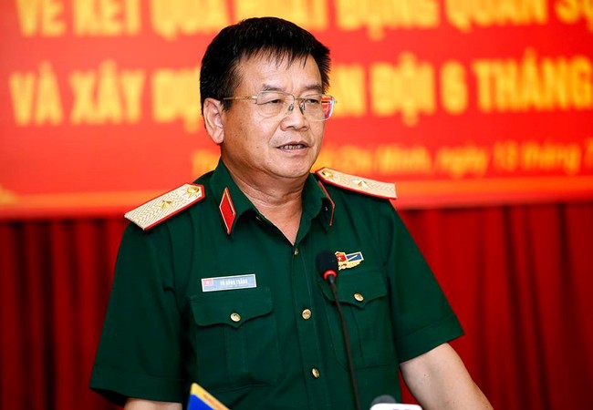 Sẽ giữ lại 17 doanh nghiệp quân đội 100% vốn nhà nước Thiếu tướng Võ Hồng Thắng. Ảnh NGỌC DƯƠNG - Thanh Niên
