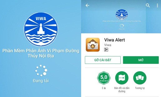 Đường thủy ra mắt phần mềm gửi ảnh vi phạm trên điện thoại Ứng dụng Viwa Alert tiếp nhận phản ánh của người dân về sai phạm trong lĩnh vực đường thủy qua hình ảnh.
