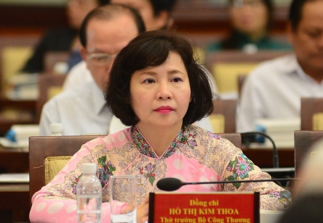 Ban Bí thư đề nghị Thủ tướng miễn nhiệm Thứ trưởng Hồ Thị Kim Thoa Thứ trưởng Hồ Thị Kim Thoa. Ảnh: VGP