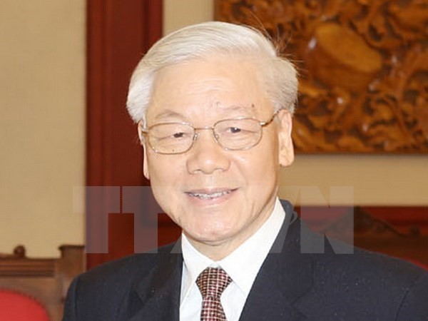 Tổng Bí thư Nguyễn Phú Trọng bắt đầu thăm chính thức Trung Quốc Tổng Bí thư Nguyễn Phú Trọng. (Ảnh: Trí Dũng/TTXVN)