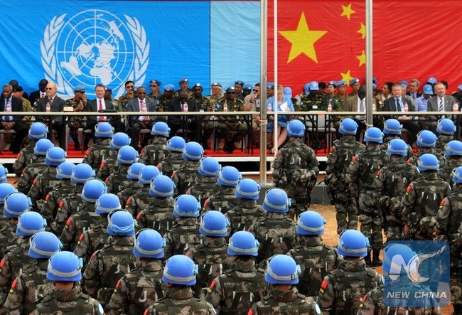 Lính Trung Quốc tháo chạy thoát thân, nhân viên LHQ bị làm nhục Lính Trung Quốc làm nhiệm vụ ở Nam Sudan