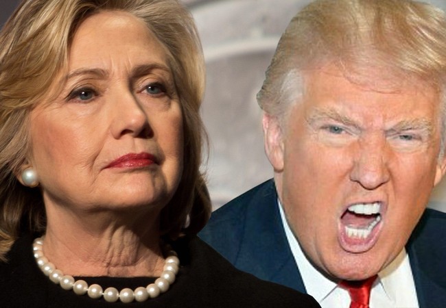 Hillary Clinton - Donald Trump và trận quyết đấu cuối cùng Cuộc quyết đấu cuối cùng giữa hai đối thủ Hillary Clinton và Donald Trump đã nóng lên từ trước khi khai màn
