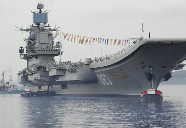 NATO sốc vì Nga đưa toàn bộ Hạm đội Biển Bắc tới Syria tham chiến Nga đã điều tàu sân bay duy nhất tới tham chiến tại Syria