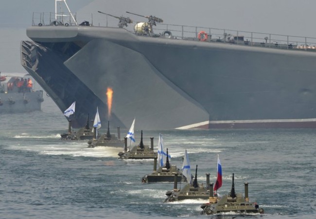 Nga khiến NATO ngồi trên lửa với ba yếu huyệt Hải quân Nga tập trận đổ bộ
