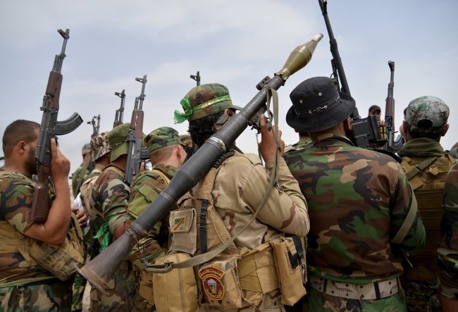 Mỹ thừa nhận thiếu chiến lược toàn diện chống IS Binh sĩ Iraq tập trung ở ngoại ô Baiji - Ảnh: Reuters