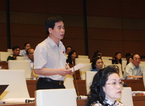 Tốn 3.000 tỉ đồng, nhiều đề tài 'nằm ngăn kéo' Đại biểu Nguyễn Mạnh Cường (Quảng Bình) - Ảnh: TTXVN