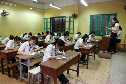 Gấp rút chuẩn bị cho kỳ thi THPT Quốc gia Thi tốt nghiệp THPT tại quận Hoàn Kiếm (Hà Nội) năm 2014.