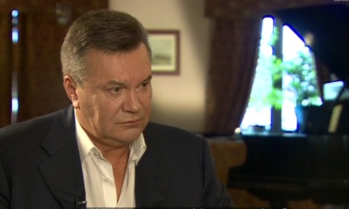 Cựu tổng thống Ukraine biết ơn Putin đã cứu mạng Ông Yanukovych trong cuộc phỏng vấn với BBC Newsnight. Ảnh: BBC