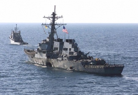 Sự mở rộng của mối đe dọa an ninh Tàu chiến USS Donald Cook của Mỹ hiện diện ở Biển Đen.