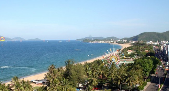 Cấp bãi biển Hòn Chồng Nha Trang cho doanh nghiệp Khu bãi biển Nha Trang thuộc khu bắc công viên Phù Đổng.