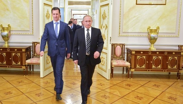 Tổng thống Syria đến Nga sau 3 tuần không kích Tổng thống Syria đến Nga sau 3 tuần không kích